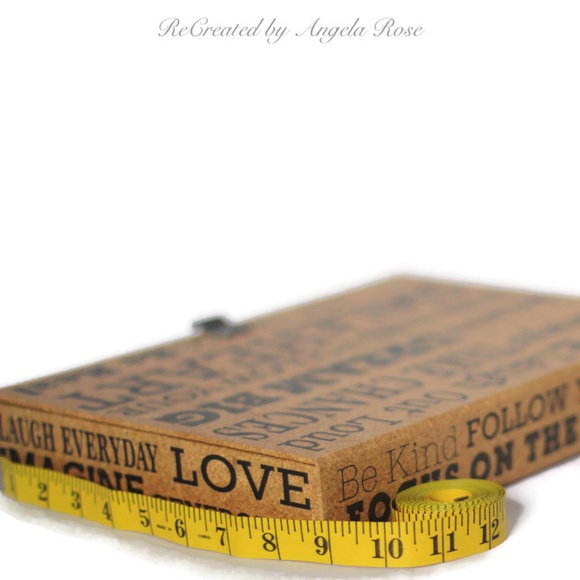 Set of Inspirational Motivational Words Decorative Storage Boxes Brown Black - Picture 11 of 16